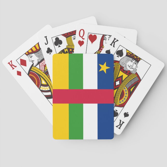 Central African Republic Flag Playing Cards (Back)