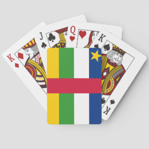 Central African Republic Flag Playing Cards