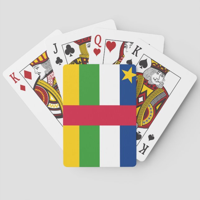 Central African Republic Flag Playing Cards (Back)