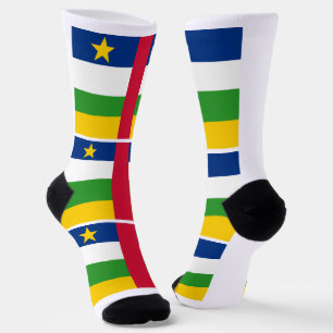 Central African Republic Flag Socks