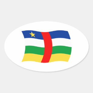 Central African Republic Flag Sticker