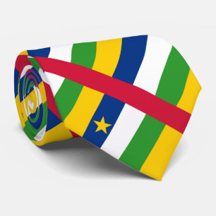 Central African Republic Flag Tie