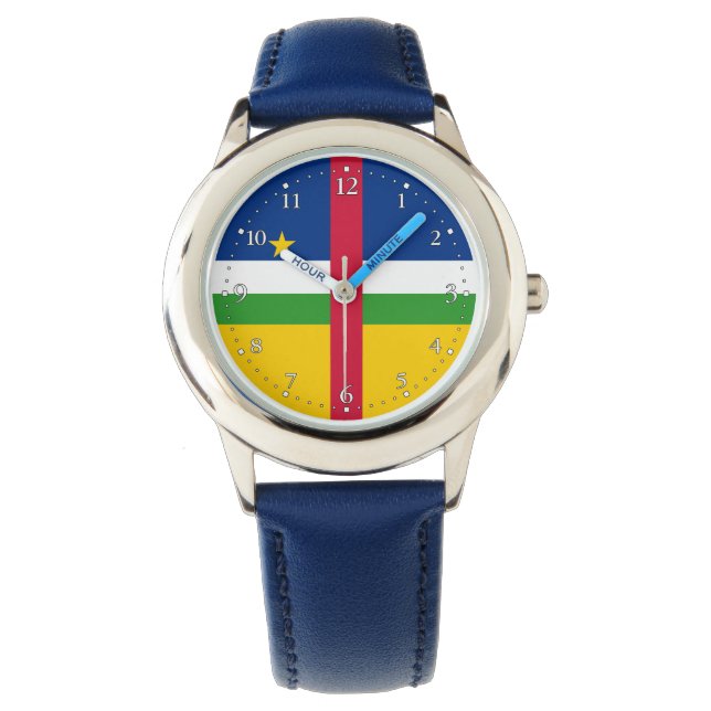 Central African Republic Flag Watch (Front)