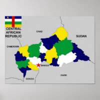 central african republic political map flag