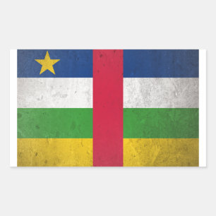 Central African Republic Rectangular Sticker