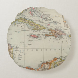 Central America 2 Round Cushion
