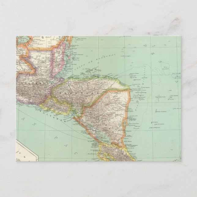 Central America 4 Postcard (Front)