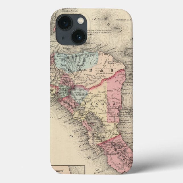 Central America 5 Case-Mate iPhone Case (Back)