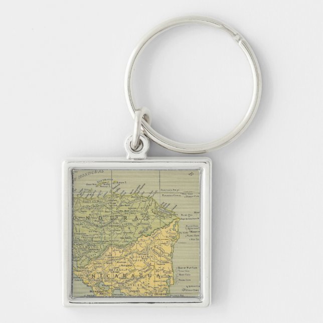 Central America 5 Key Ring (Front)