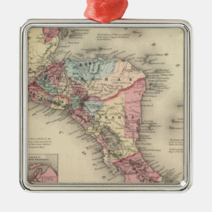 Central America 5 Metal Tree Decoration