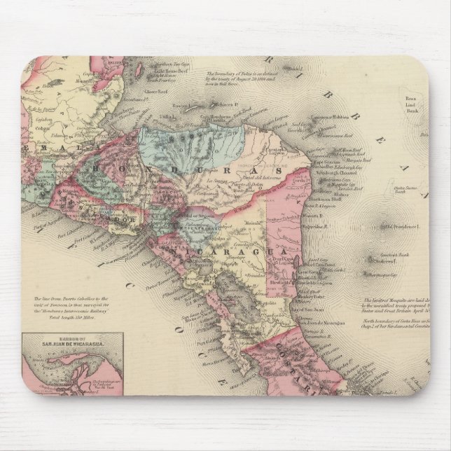 Central America 5 Mouse Mat (Front)