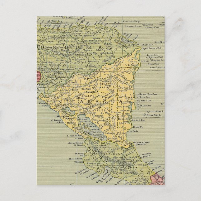 Central America 5 Postcard (Front)