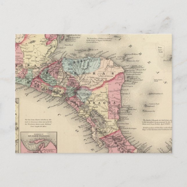 Central America 5 Postcard (Front)