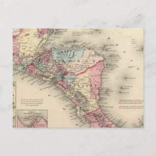 Central America 5 Postcard