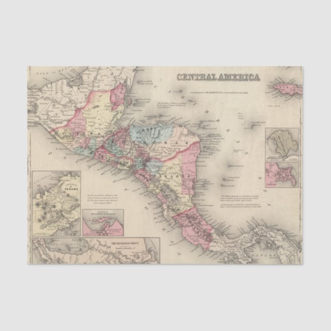 Central America 5 Tissue Paper (Front)