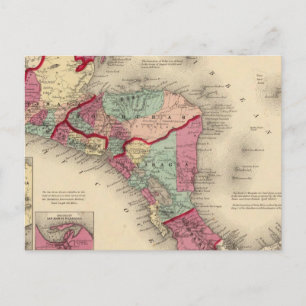 Central America 6 Postcard