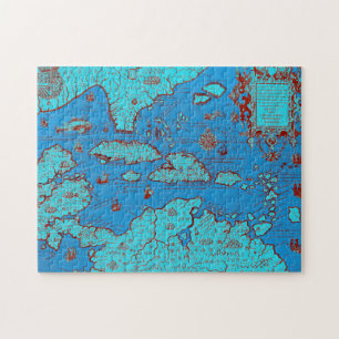 Central America ('America Occidentalis') Jigsaw Puzzle