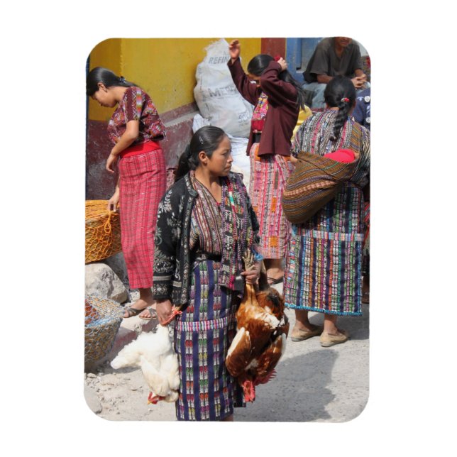 Central America Market - Guatemala Market Magnet (Vertical)