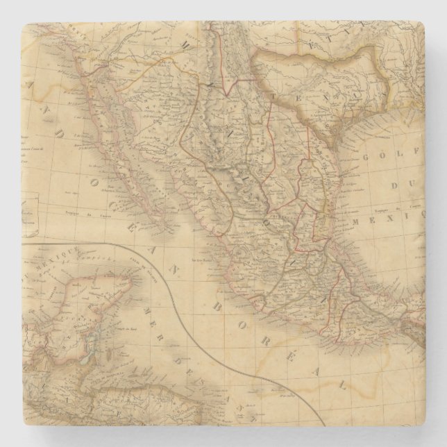 Central America Stone Coaster (Front)