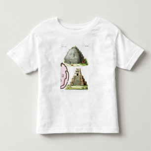 Central American Antiquities, detail of two pyrami Toddler T-Shirt