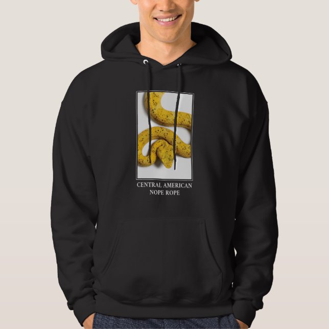 Central American Nope Rope - Viper Snake Danger Hoodie (Front)