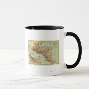 Central AmericaPanoramic MapCentral America 2 Mug