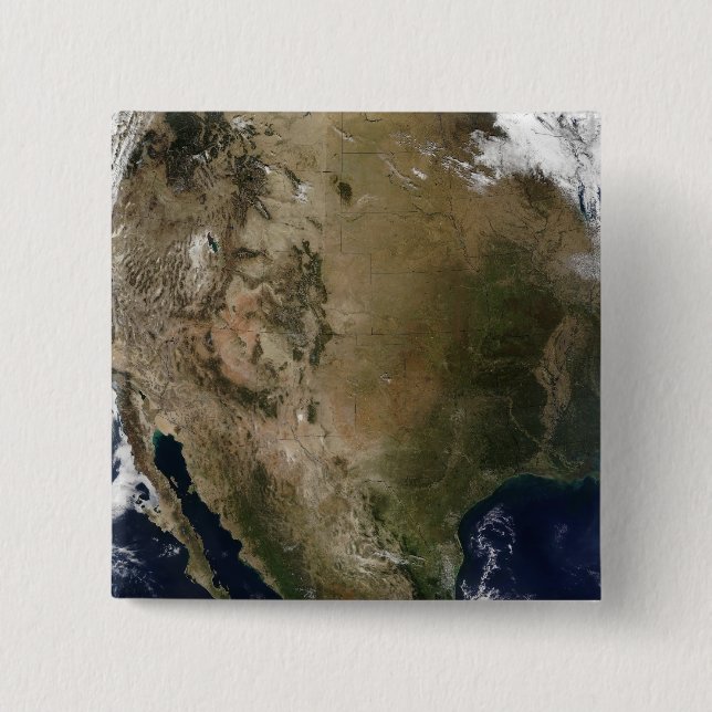 Central and western United States 15 Cm Square Badge (Front)