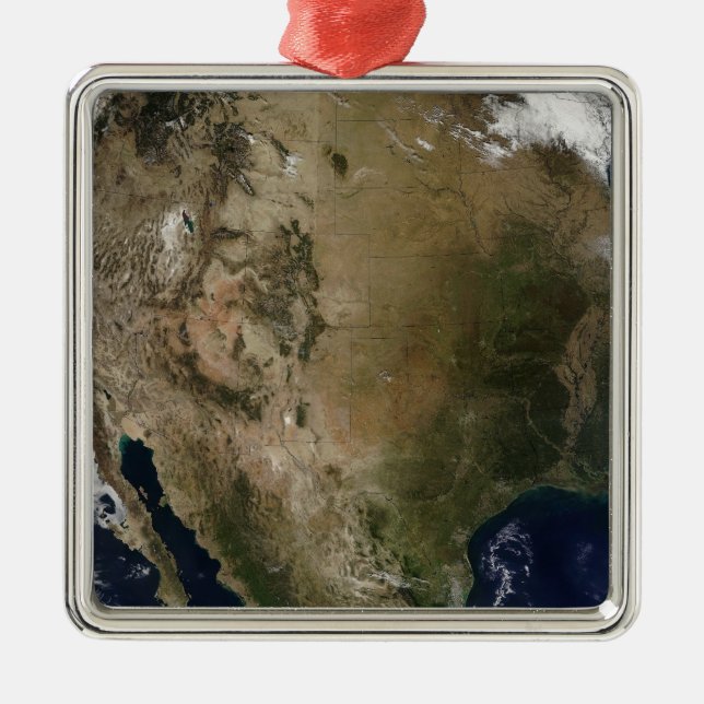 Central and western United States Metal Tree Decoration (Front)