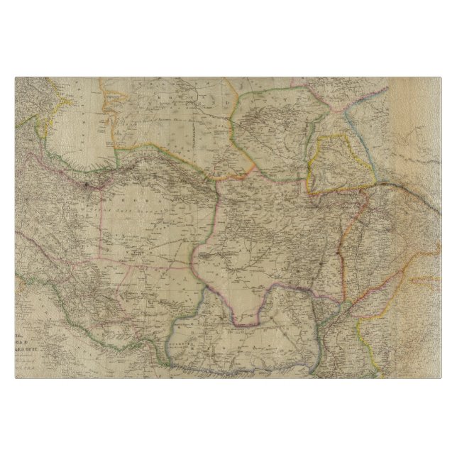 Central Asia 2 Cutting Board (Front)