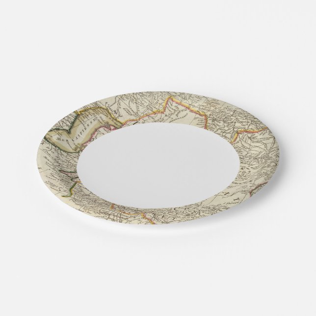 Central Asia Paper Plate (Angled)