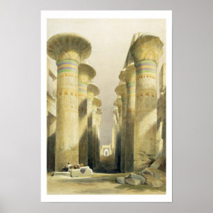 Central Avenue of the Great Hall of Columns, Karna Poster