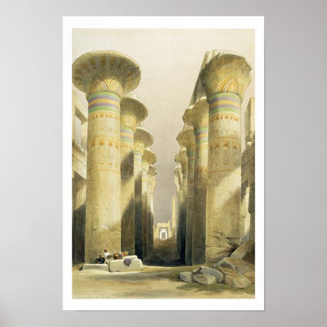 Central Avenue of the Great Hall of Columns, Karna Poster (Front)