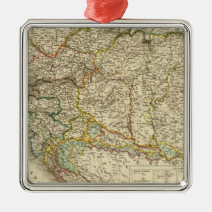 Central Balkan Peninsula Austria Hungary Metal Tree Decoration