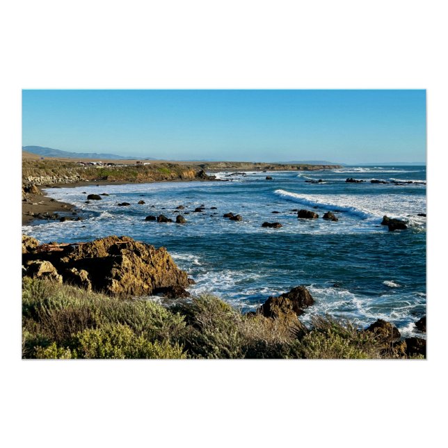 Central CA Coast Splash & Splendour Poster (Front)