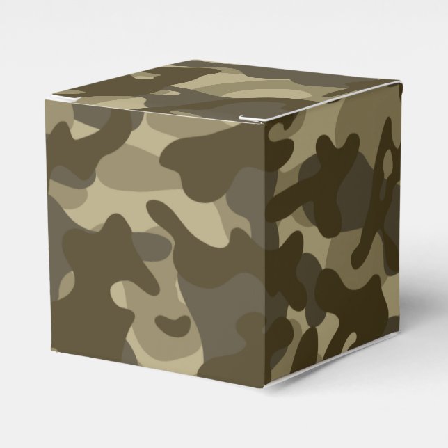 Central Camouflage  Favour Box (Front Side)