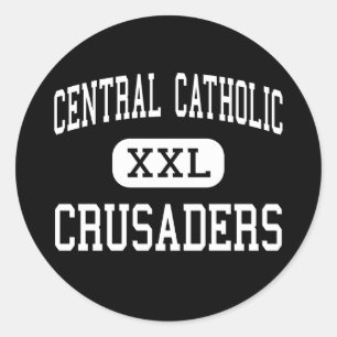Central Catholic - Crusaders - High - Canton Ohio Classic Round Sticker