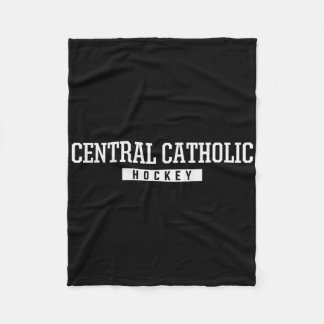 Central Catholic School Hockey  Fleece Blanket