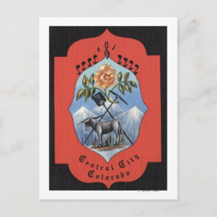 Central City, Colorado - Official City Seal View Postcard