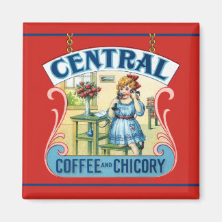 Central Coffee Coffee and Chicory Magnet