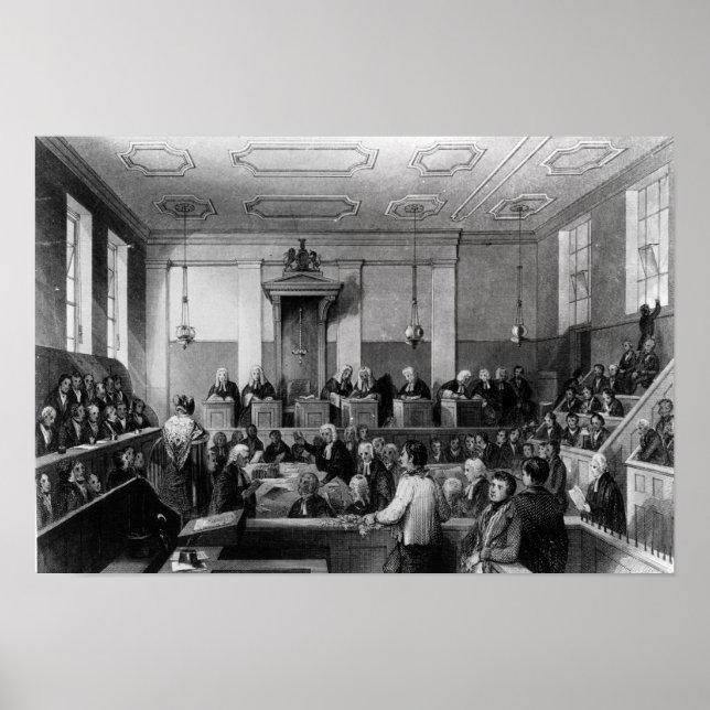Central Criminal Court, The Old Bailey Poster (Front)