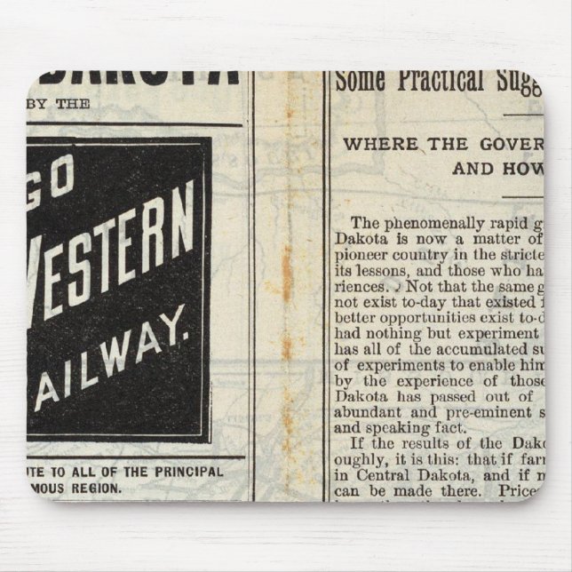 Central Dakota Mouse Mat (Front)