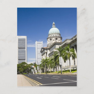 Central district of Singapore Postcard