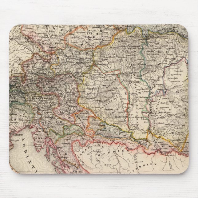 Central Europe Mouse Mat (Front)