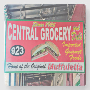 Central Grocery Store, New Orleans Stone Coaster