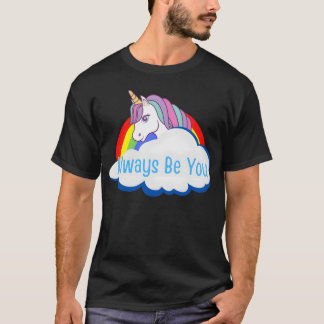 Central Intelligence Unicorn Rainbow Cloud friend T-Shirt