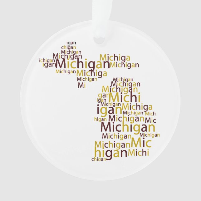 Central Michigan University Ornament (Front)