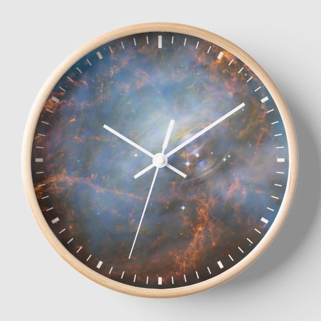 Central Neutron Star In The Crab Nebula. Clock (Front)