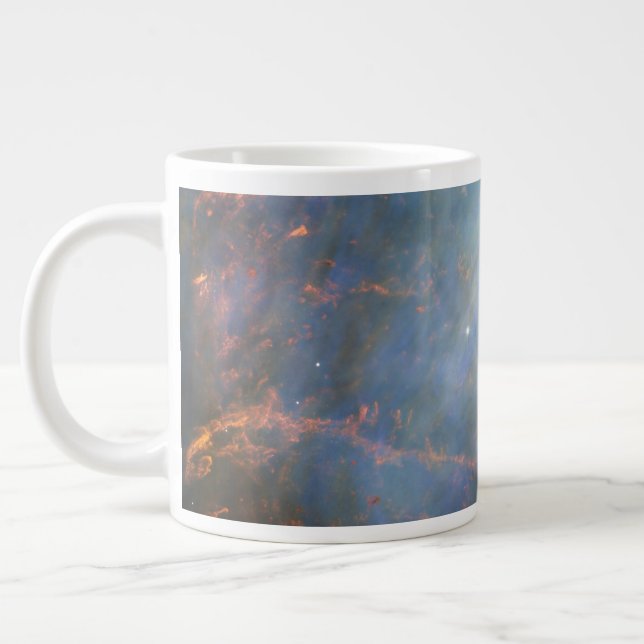 Central Neutron Star In The Crab Nebula. Large Coffee Mug (Left)