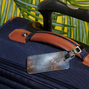 Central Neutron Star In The Crab Nebula. Luggage Tag
