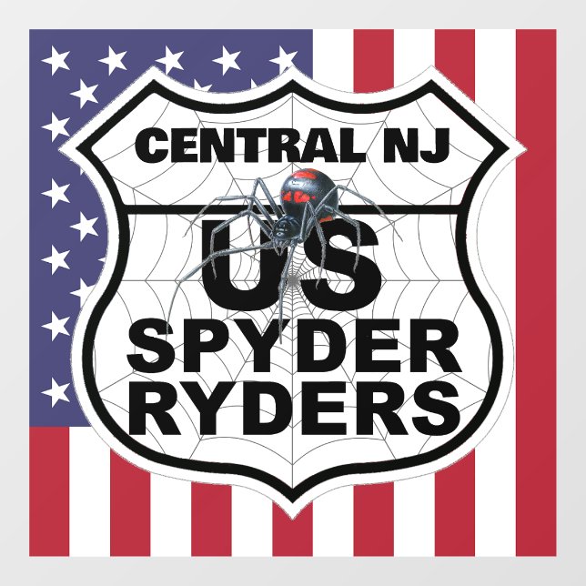 Central New Jersey Chapter - Decal Flag & Logo (Sheet)